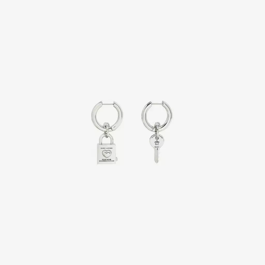 Friendship Padlock Earrings