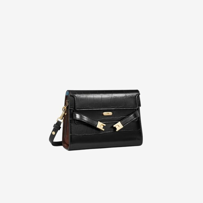 Túi Lee Radziwill Croc Embossed Shoulder Bag