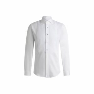 Áo sơm mi dáng slim-fit chất cotton flannel