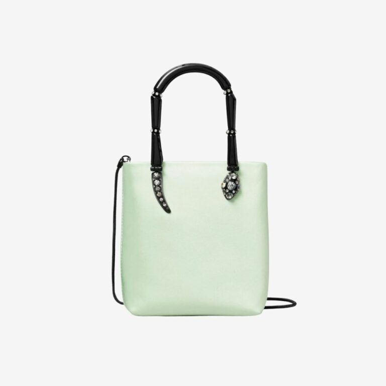 Túi tote Key Item Satin Snake Handle