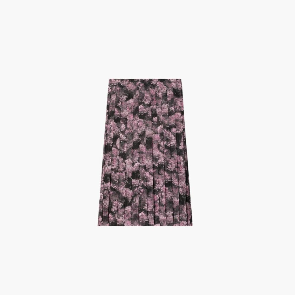 Tory Burch | Lunar New Year | Tam Sơn 14 CHÂN VÁY LỤA IN XẾP LY