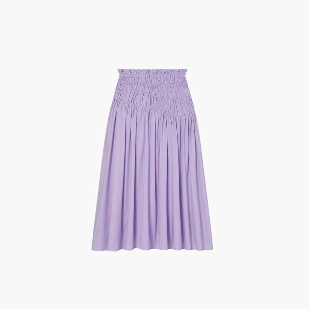 Tory Burch | Lunar New Year | Tam Sơn 11 CHÂN VÁY SMOCKED COTTON