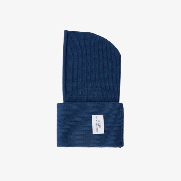 Khăn Quàng Cổ Basic Logo Jacquard Balaclava Xanh Navy