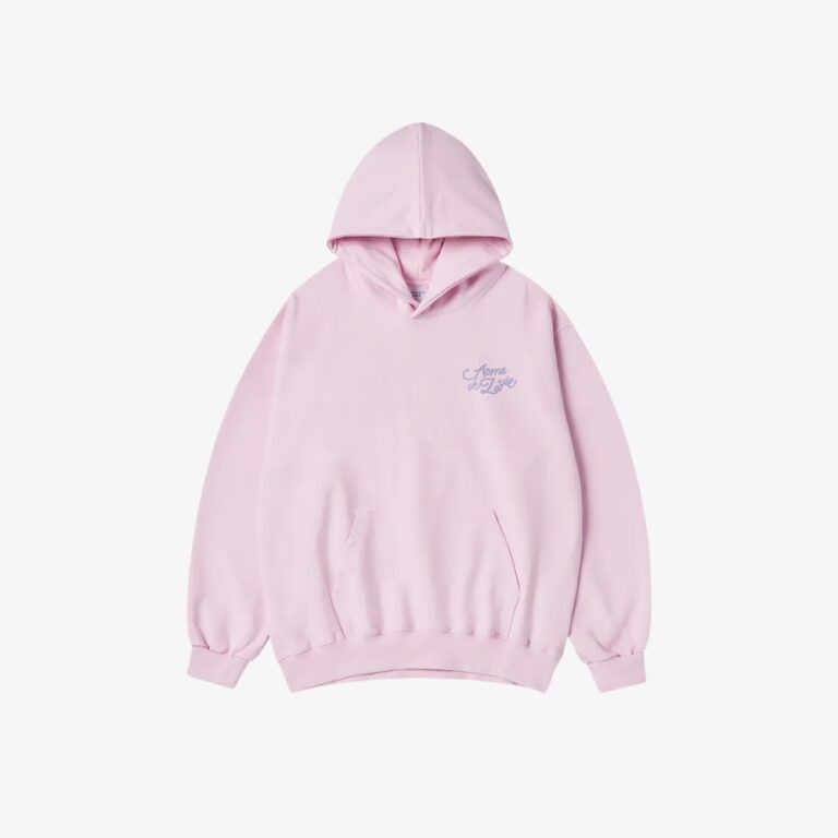 Áo Hoodie World Tour Script Logo Hồng Nhạt