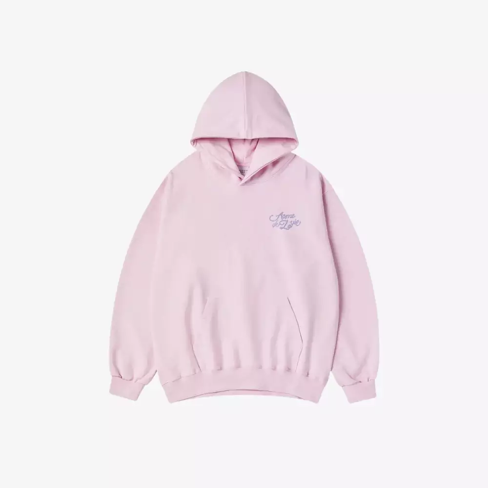 Áo Hoodie World Tour Script Logo Hồng Nhạt