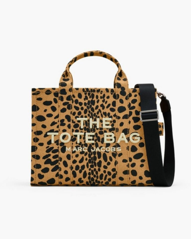 Túi tote Cheetah Canvas Medium