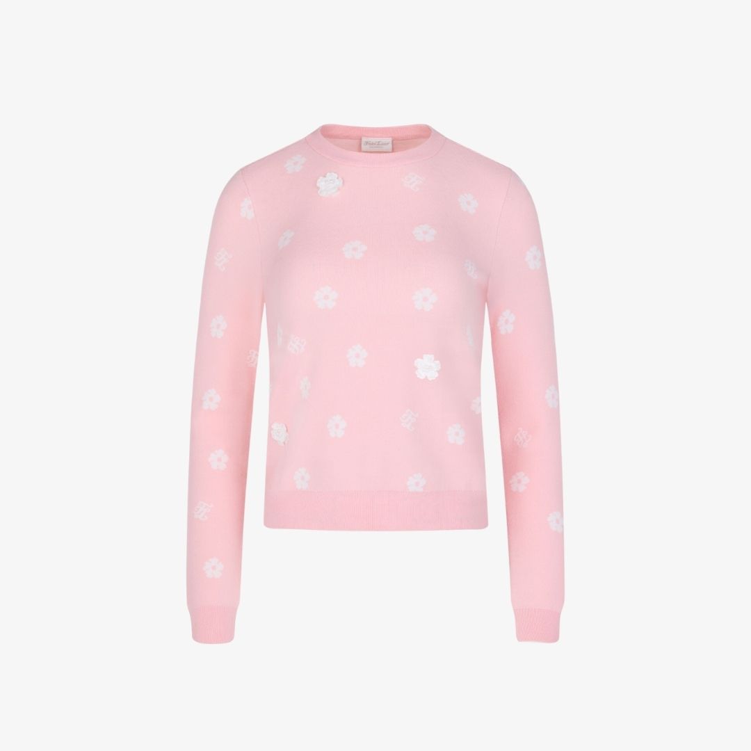 Gợi ý quà tặng 8/3 từ Tam Sơn 79 Áo len dệt kim Flower Jacquard