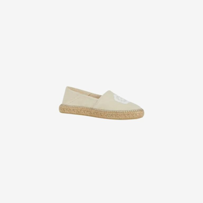 Giày lười nữ đế cói espadrille canvas thêu Boke Flower 2.0