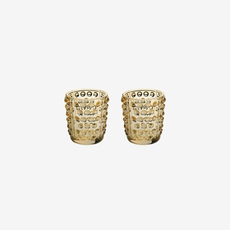 Bộ đôi bình đựng nến Mossi Gold