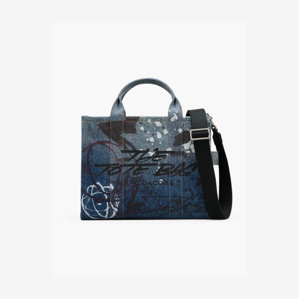 Túi tote Futura x Marc Jacobs Denim Medium