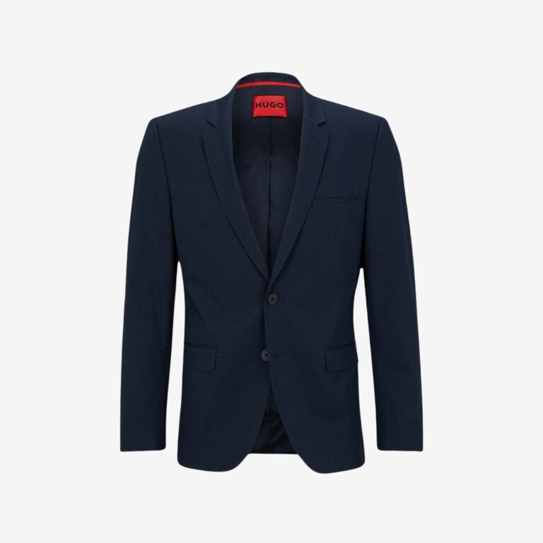 Áo Khoác Vest Dáng Ôm Có Khóa Cài Logo Kim Loại