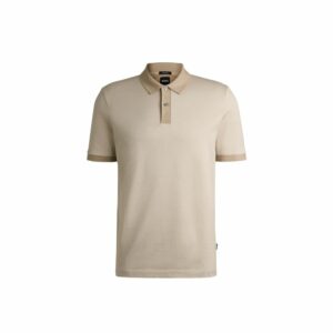 Be Your Own BOSS | Bộ sưu tập BOSS Xuân Hè 2023 38 Áo polo cotton mercerized với họa tiết vi mô