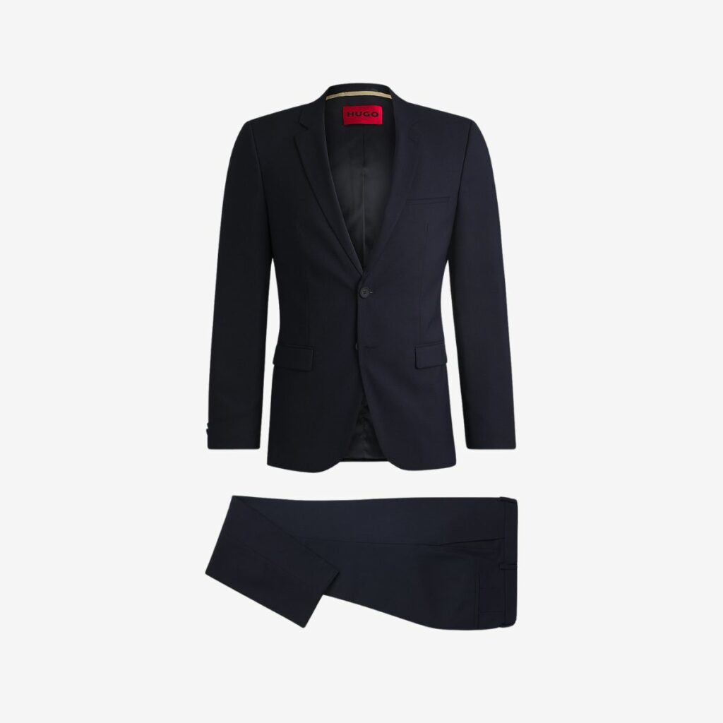 HUGO Modern Tailoring: Âu phục hiện đại, diện đâu cũng "vibe" 16 Bộ Vest Siêu Ôm Vừa Vặn Họa Tiết Dobby Siêu Nhỏ