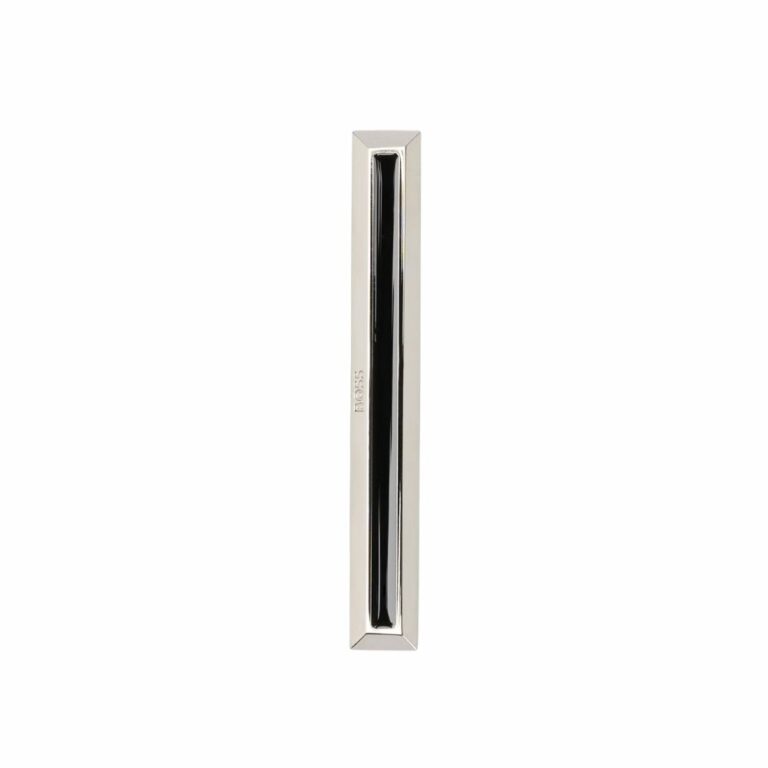 Kẹp cà vạt bằng đồng với chi tiết men đen