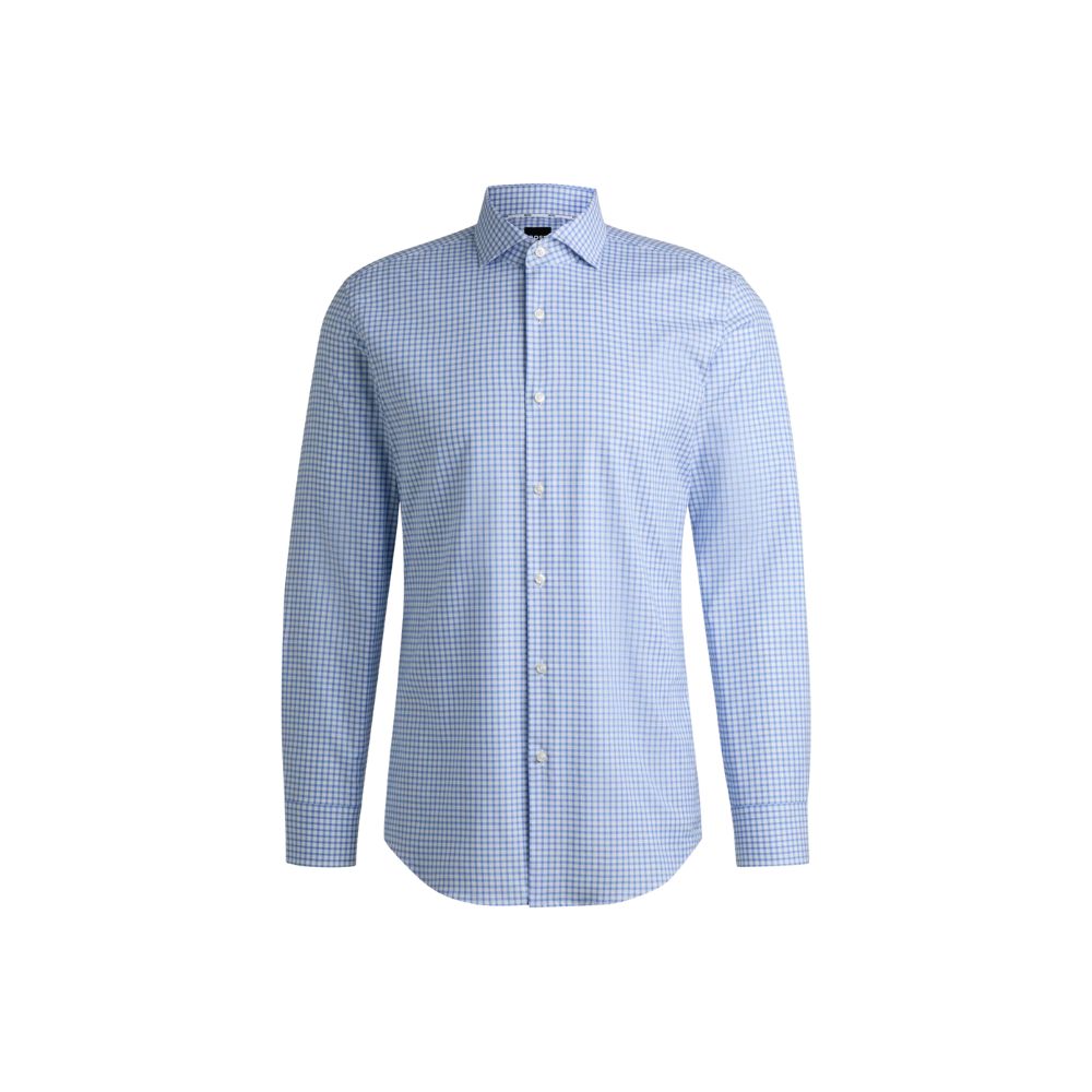 Khám phá BOSS 46 Tràng Tiền và bộ sưu tập mới 28 Áo sơ mi slim-fit vải cotton co giãn dễ họa tiết kẻ