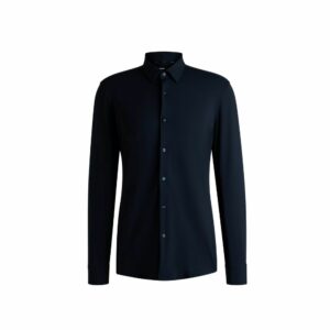 Be Your Own BOSS | Bộ sưu tập BOSS Xuân Hè 2023 38 Áo sơ mi slim-fit vải jersey co giãn