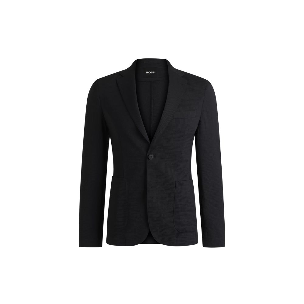 Khám phá BOSS 46 Tràng Tiền và bộ sưu tập mới 23 Áo vest dáng slim làm từ vải seersucker co giãn