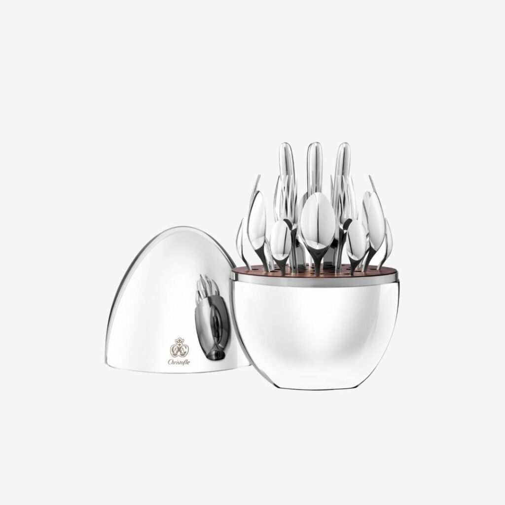 Bộ đồ dùng bàn ăn Mood Silver 24 chi tiết