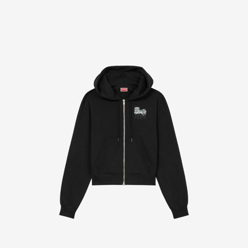 Áo hoodie KENZO Happy Tiger có khoá kéo