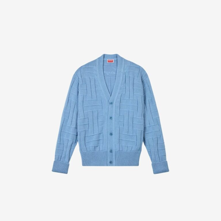 Áo Cardigan Cotton Dệt KENZO Weave