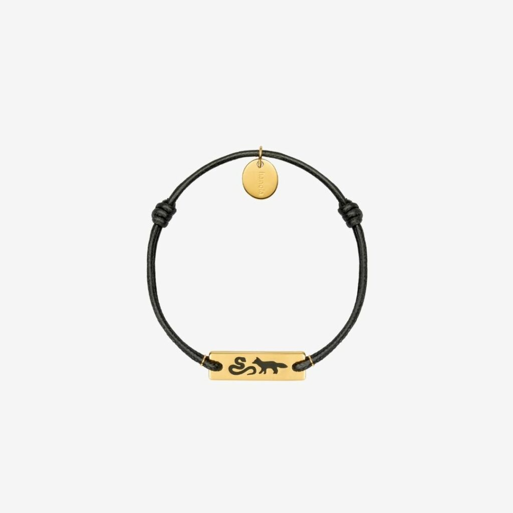 Hanoia x Maison Kitsuné Vòng tay dây bện