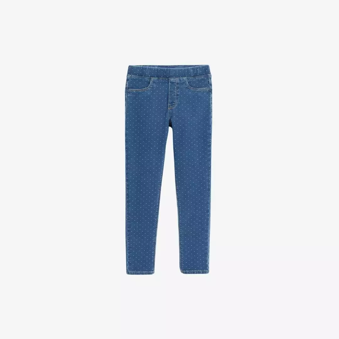 Quần jegging chấm bi