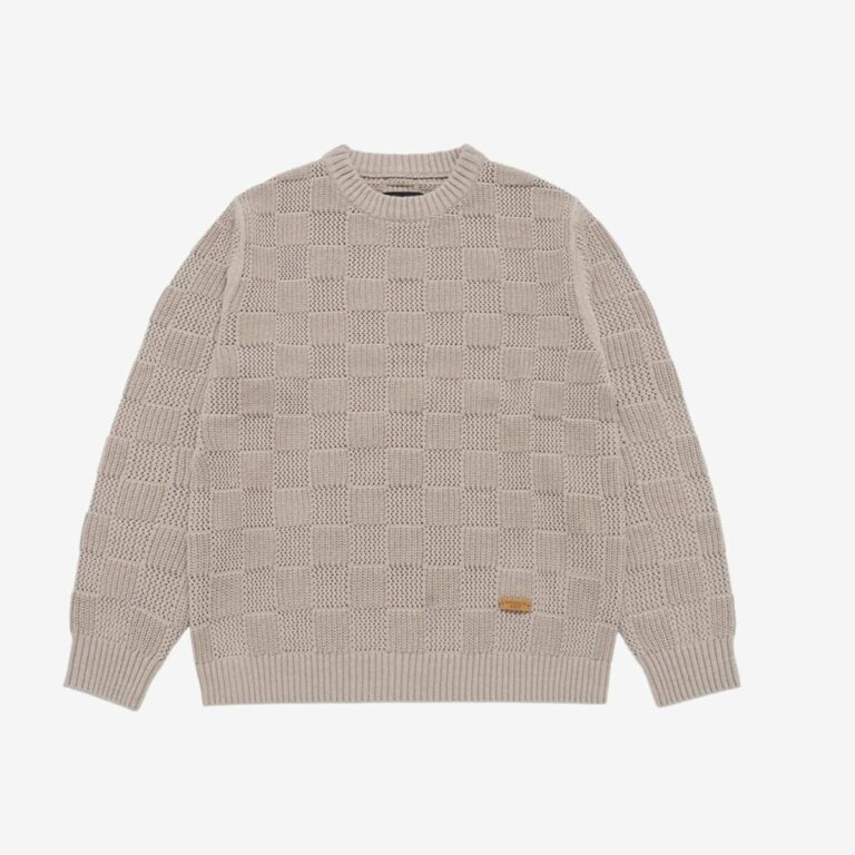 Áo dệt Leather Warpen Oversize