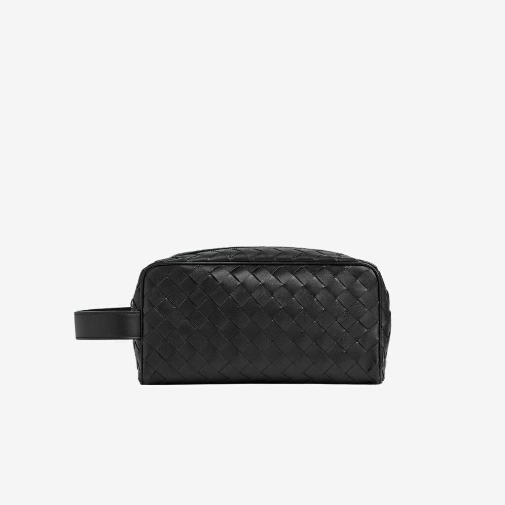 Túi Intrecciato Travel Pouch Black