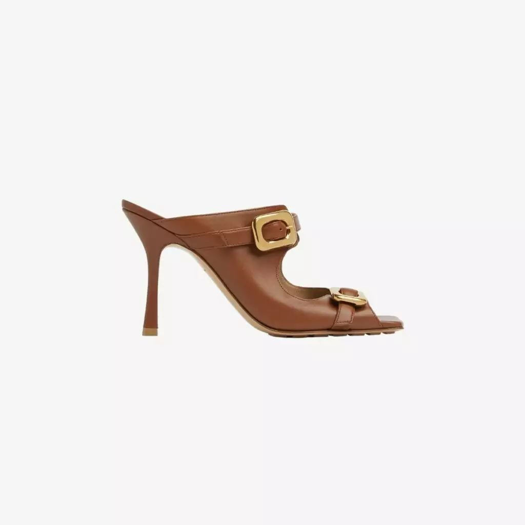 Giày Stretch Buckle Mule Sandal