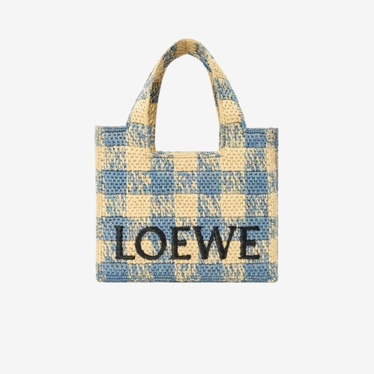 Túi Loewe Font Tote S Gingham