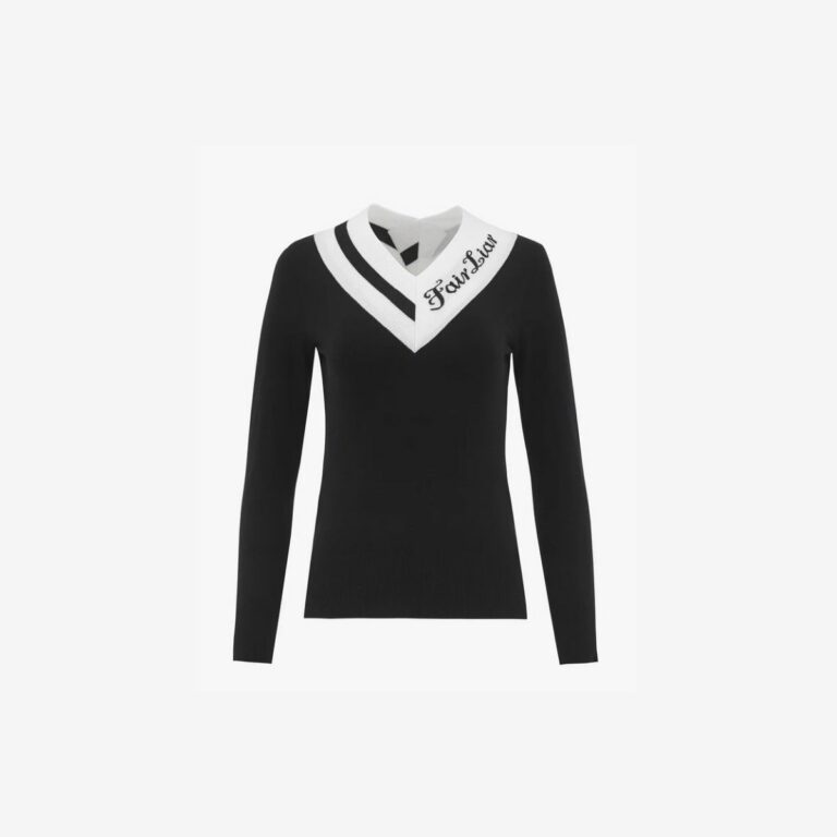 Áo big V-neck knit