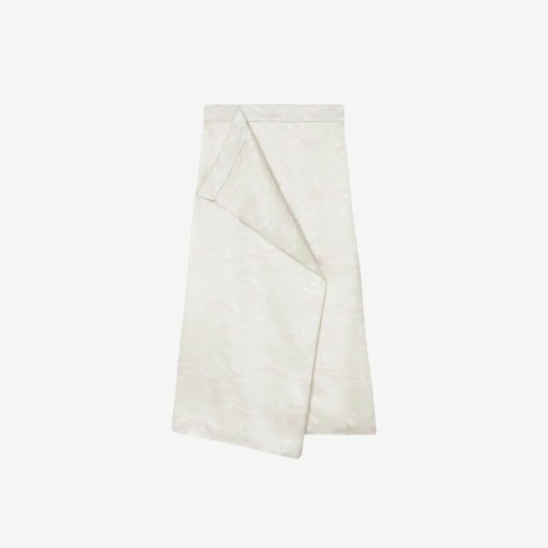 Váy midi KENZO Ocean Camo bằng lụa