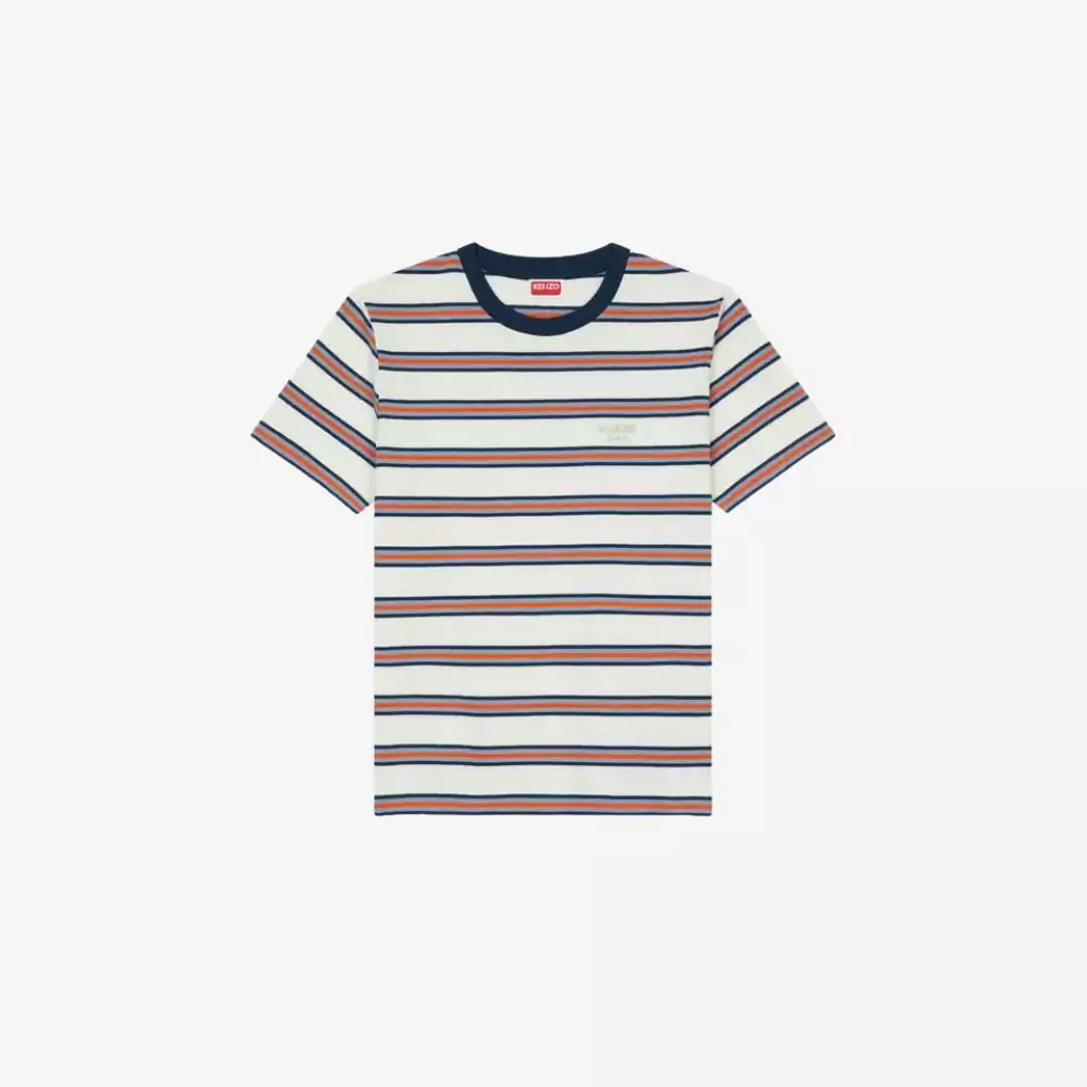Áo T-shirt  KENZO  Coast Lines bằng vải cotton linen