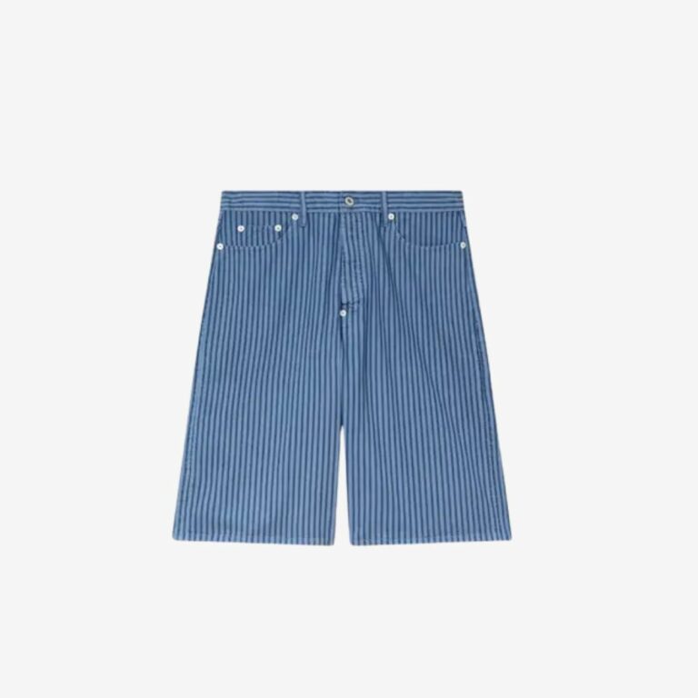 Quần short thẳng KENZO Coast Lines bằng denim Nhật Bản