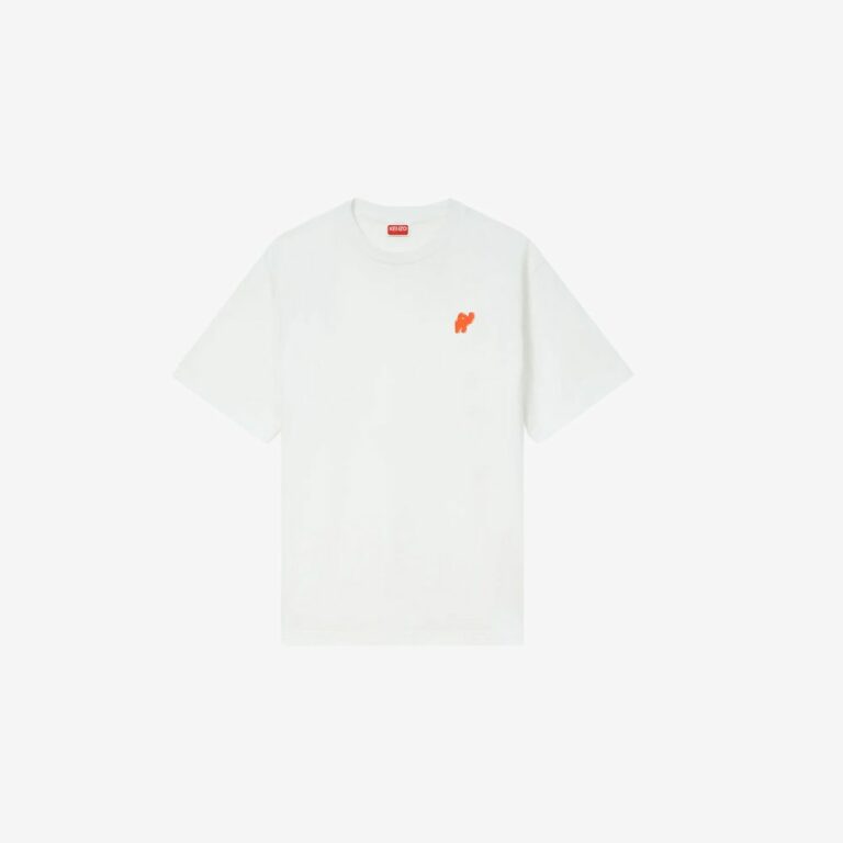 Áo T-shirt oversized bằng cotton thêu KENZO Elephant