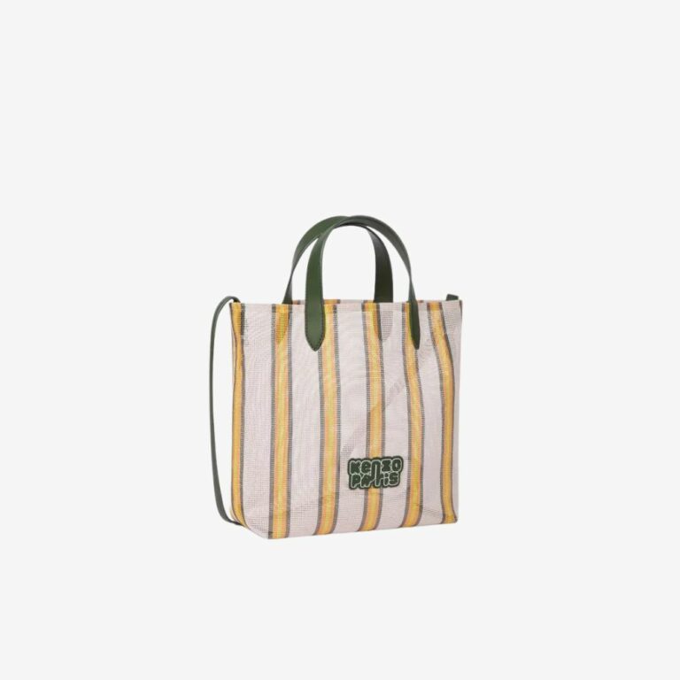 Túi tote cỡ nhỏ KENZO Coast Lines bằng vải lưới