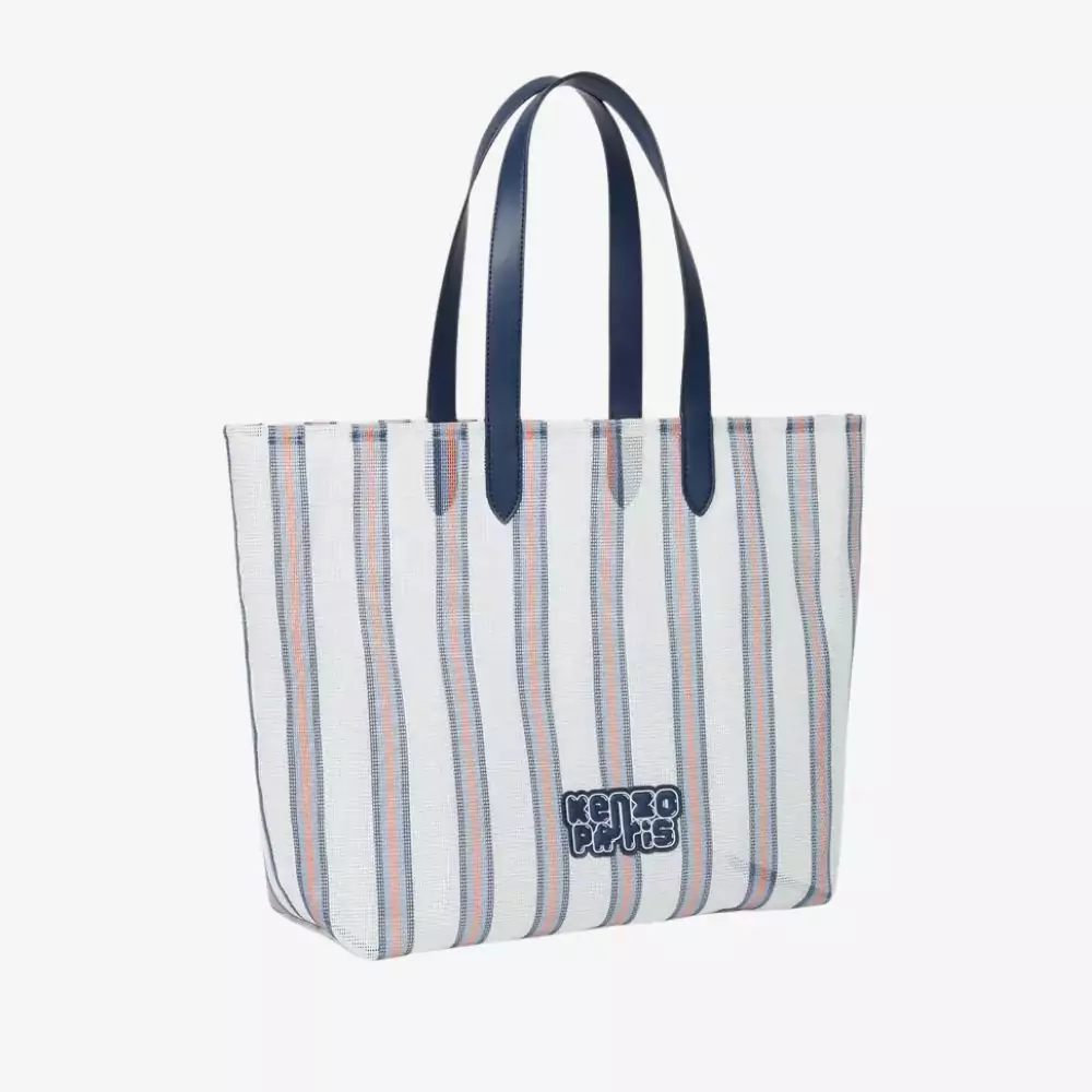Túi tote cỡ lớn KENZO Coast Lines bằng vải lưới
