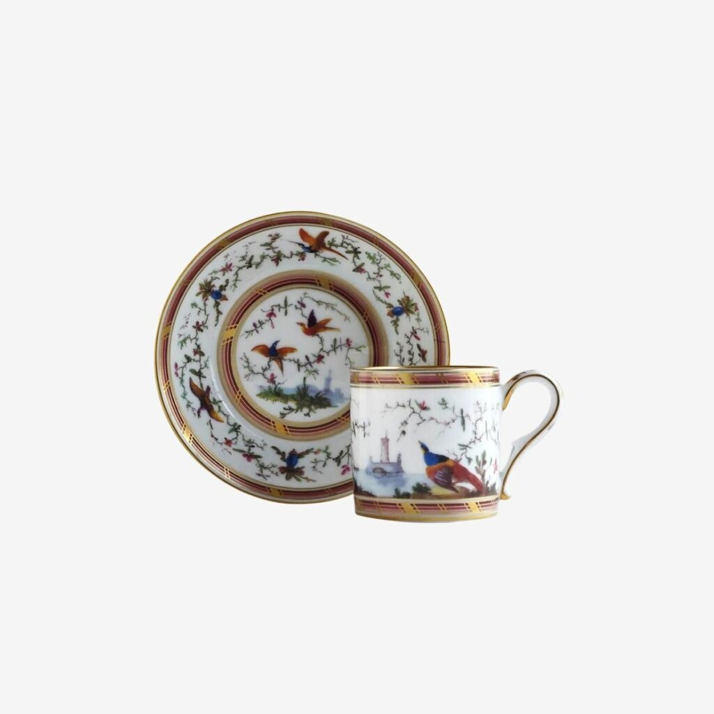 Ngày của Mẹ | Gợi ý quà tặng từ Tam Sơn 58 Bộ cốc và đĩa Paysage Aux Oiseaux 100ml