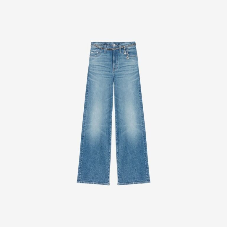 Quần jeans kèm thắt lưng chain