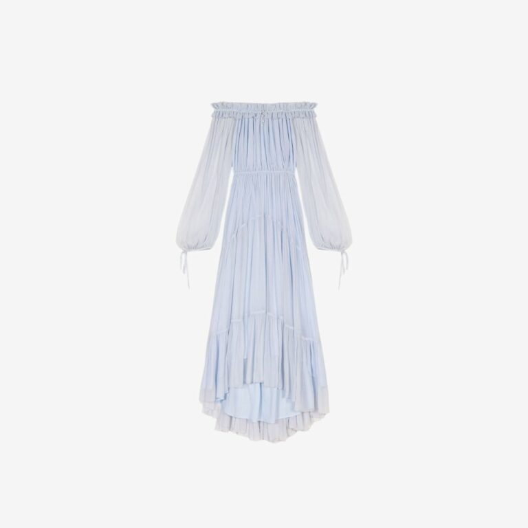 Váy chiffon dáng dài