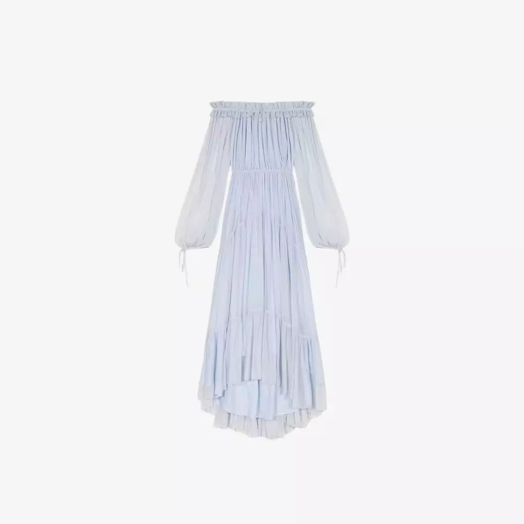 Váy chiffon dáng dài