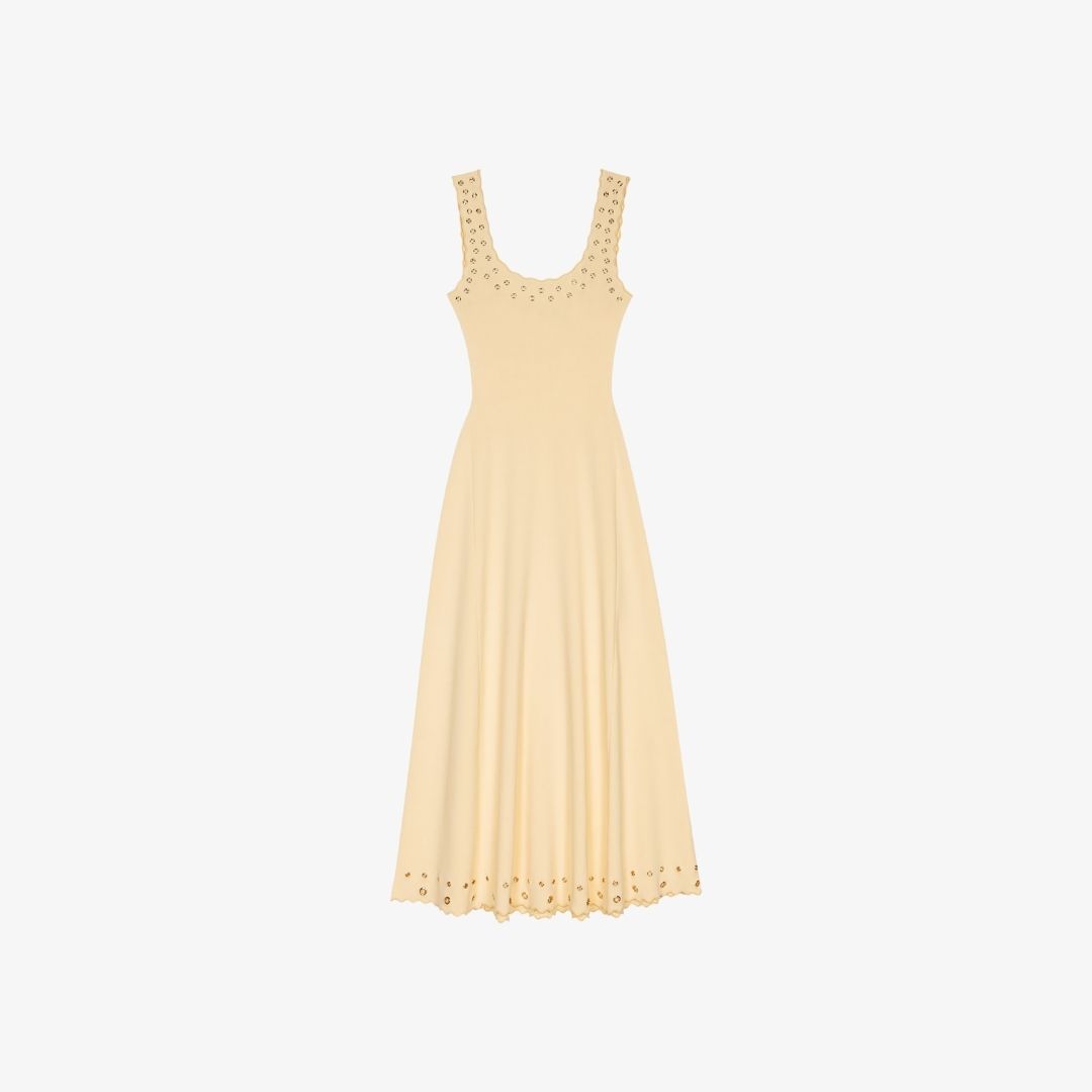 Đầm Knitted Dáng Dài