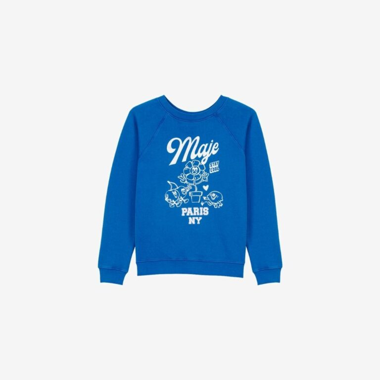 Áo nỉ Maje Paris họa tiết