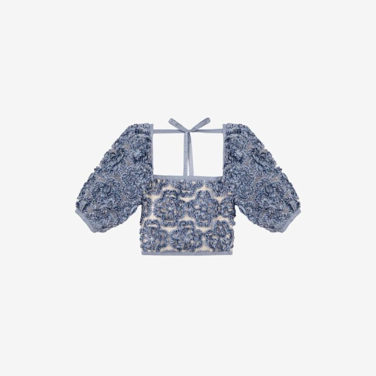 Áo Floral organza