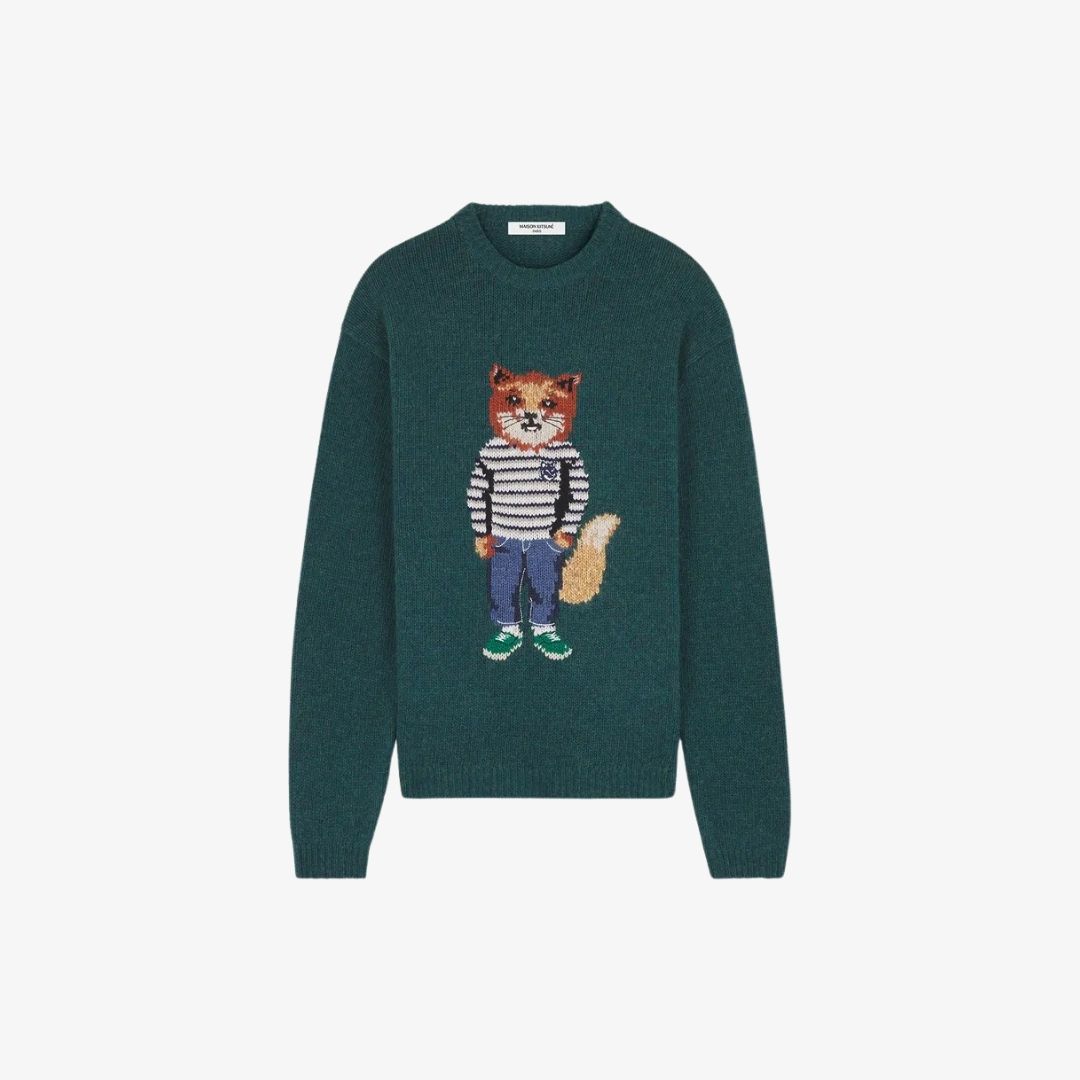 Áo len Intarsia Dressed Fox