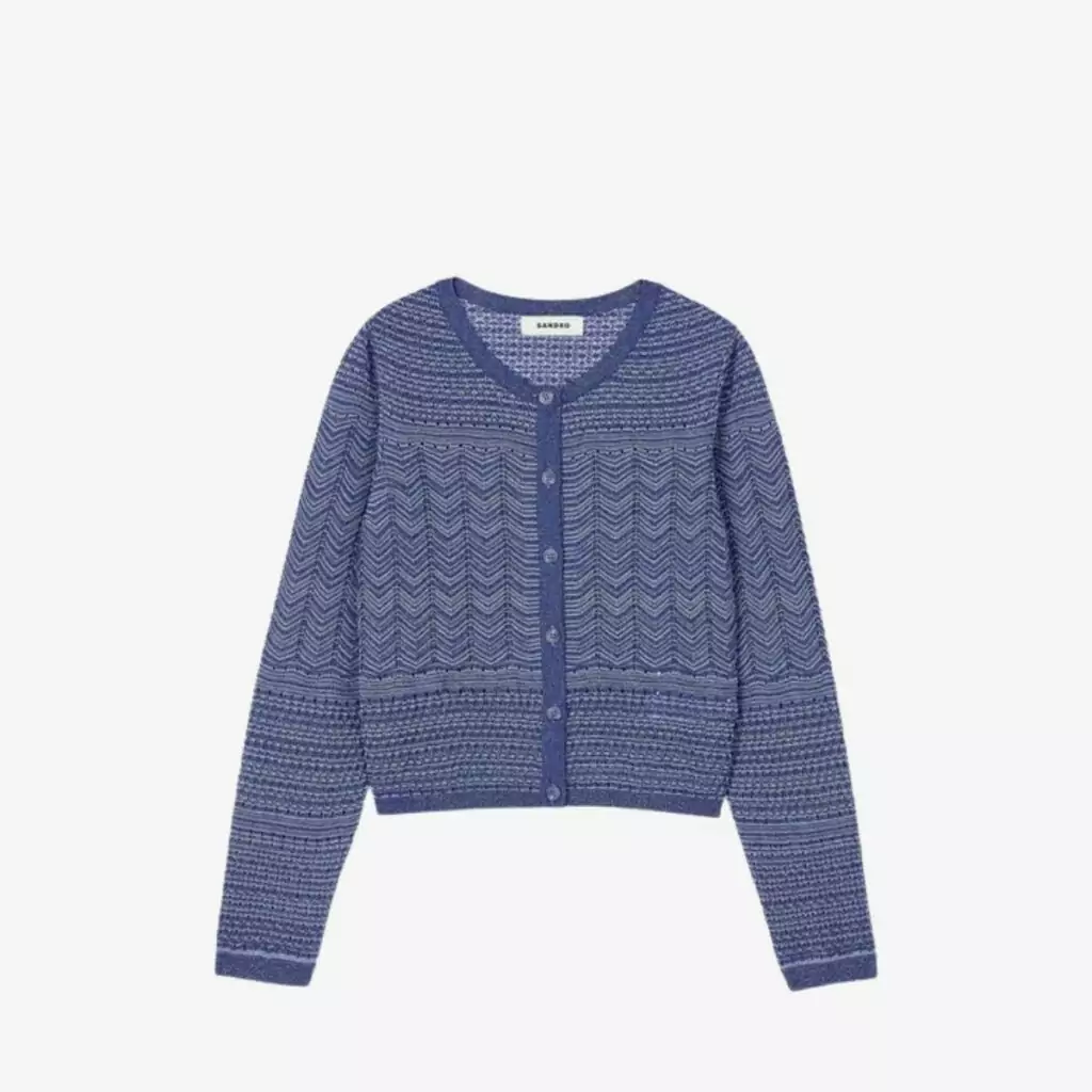 Áo cardigan dệt kim lấp lánh