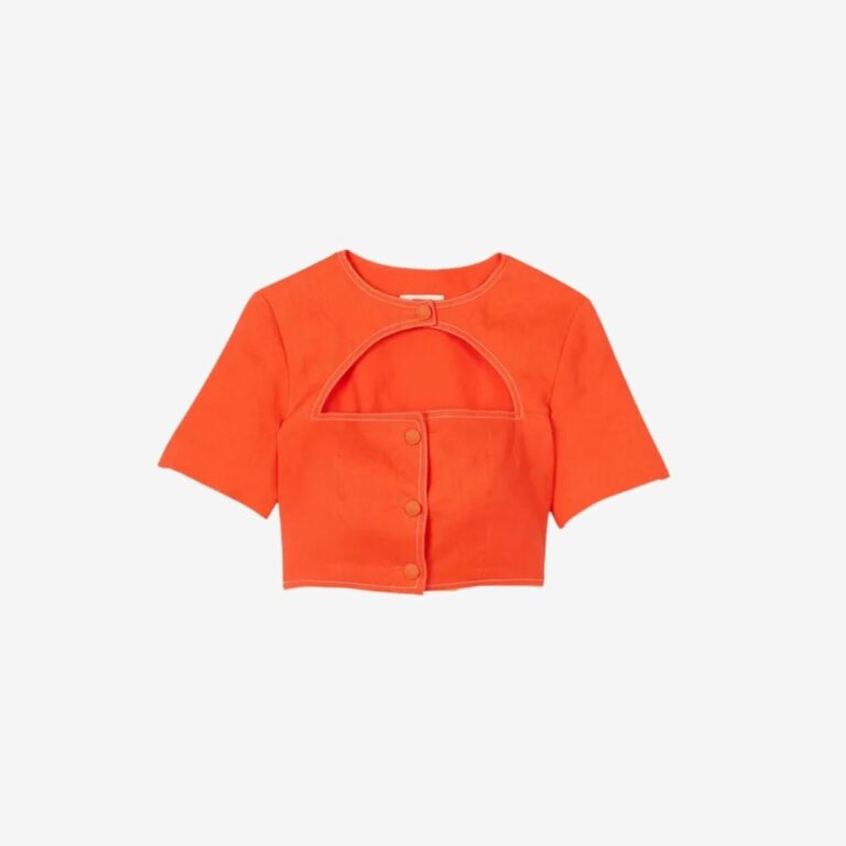 Áo dáng crop cutway