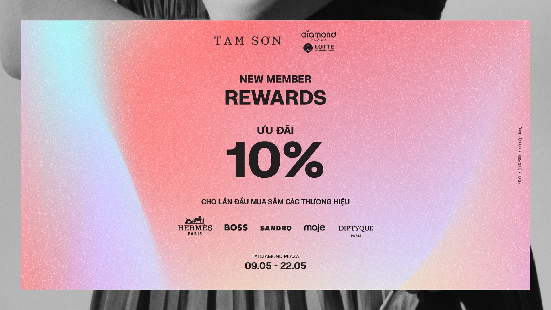 Ưu đãi 10% cho khách hàng mới tại Diamond Plaza 2 Ưu đãi 10% cho khách hàng mới tại Diamond Plaza 1