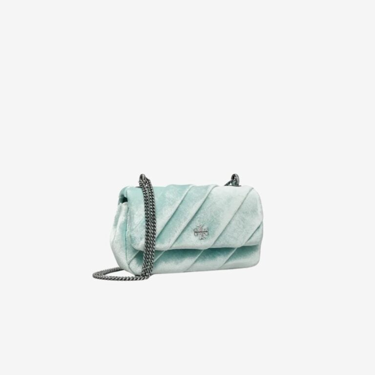 Túi xách flap Kira Draped Velvet mini
