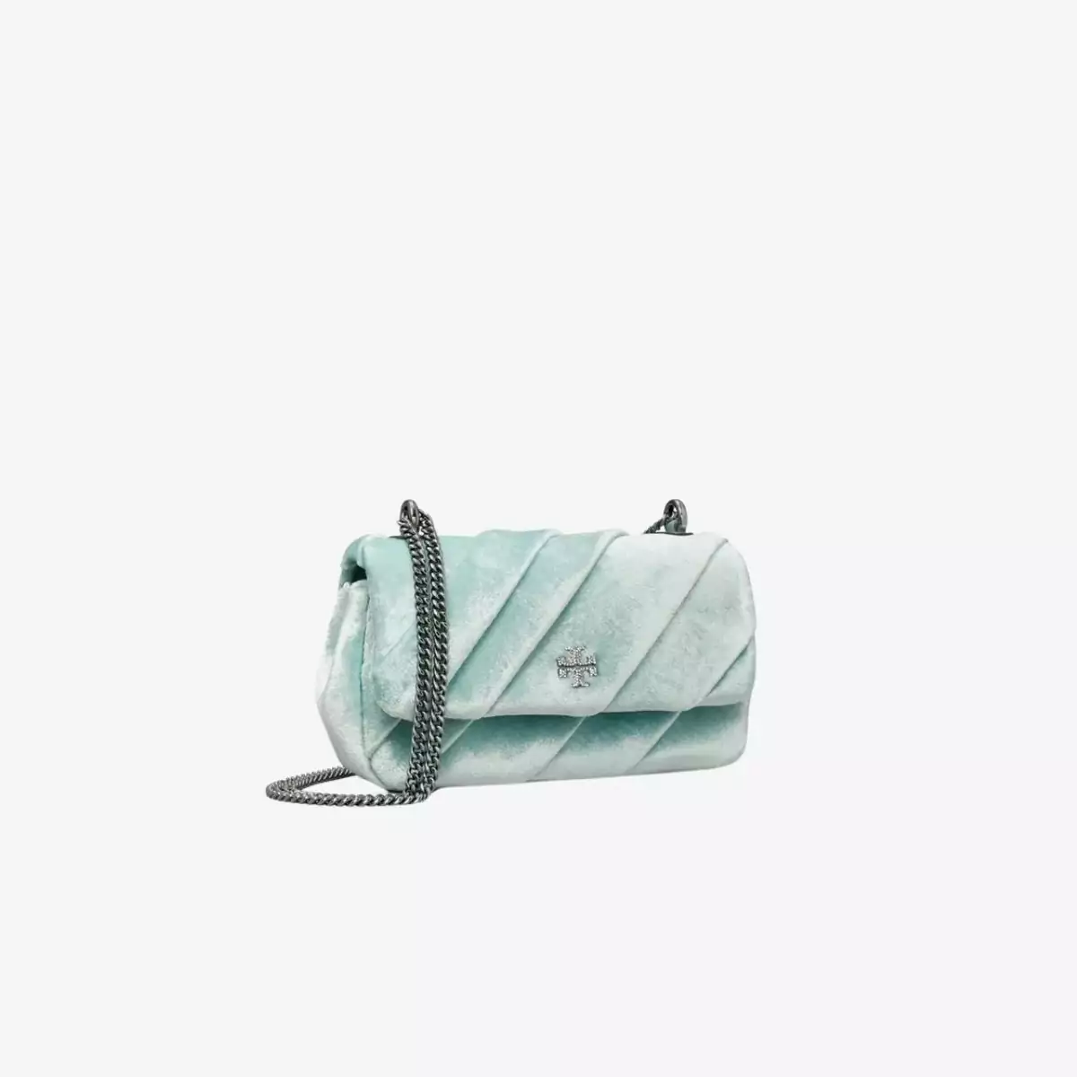 Túi xách flap Kira Draped Velvet mini